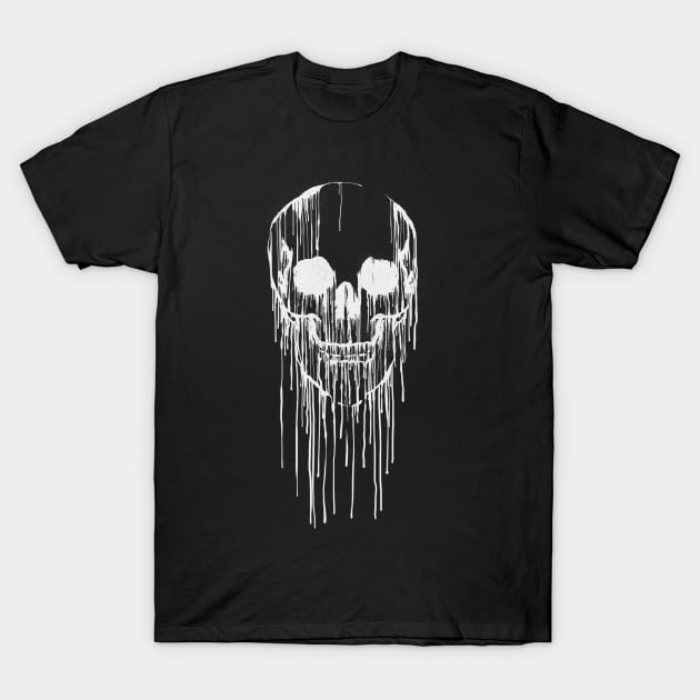 Dripping skull T-Shirt by carbine